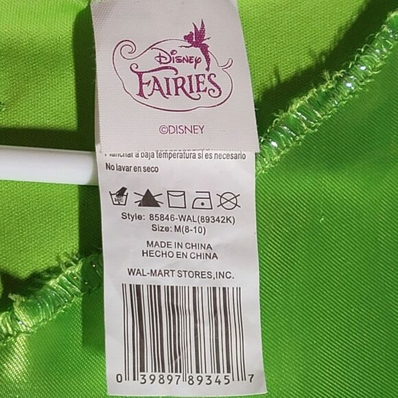 Tinkerbell Halloween Costume Sz M(8-10) - Picture 7 of 8